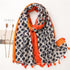 Small Fresh Cotton and Hemp Scarf Bohemian Printed Scarf